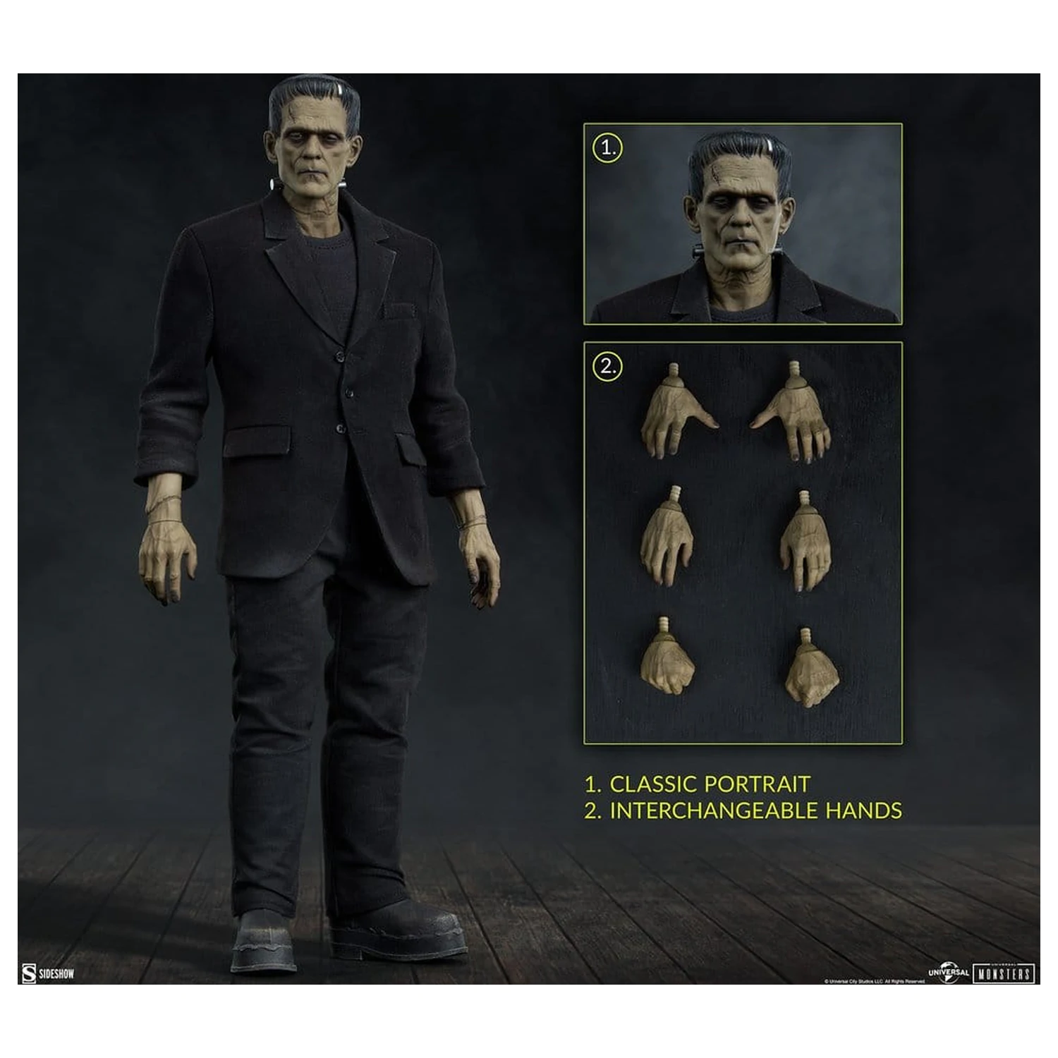 Universal Monsters Figurina de actiune 1/6 Frankenstein (Collector Edition) 33 cm poza produsului