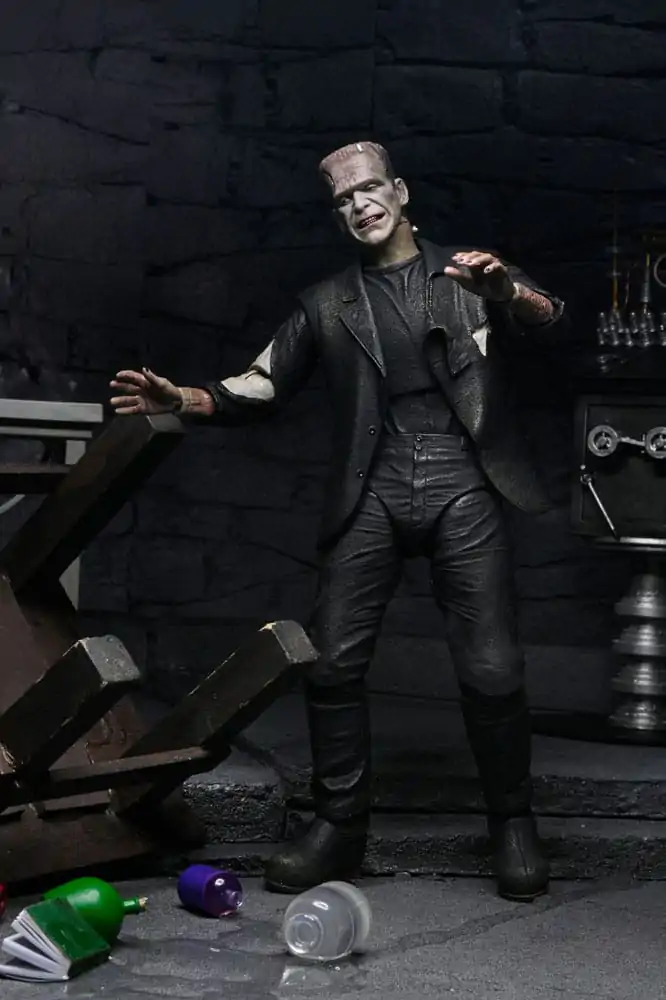 Universal Monsters Figurine de actiune set de 2 Bride of Frankenstein 90th Anniversary The Monster & His Mate 18 cm poza produsului