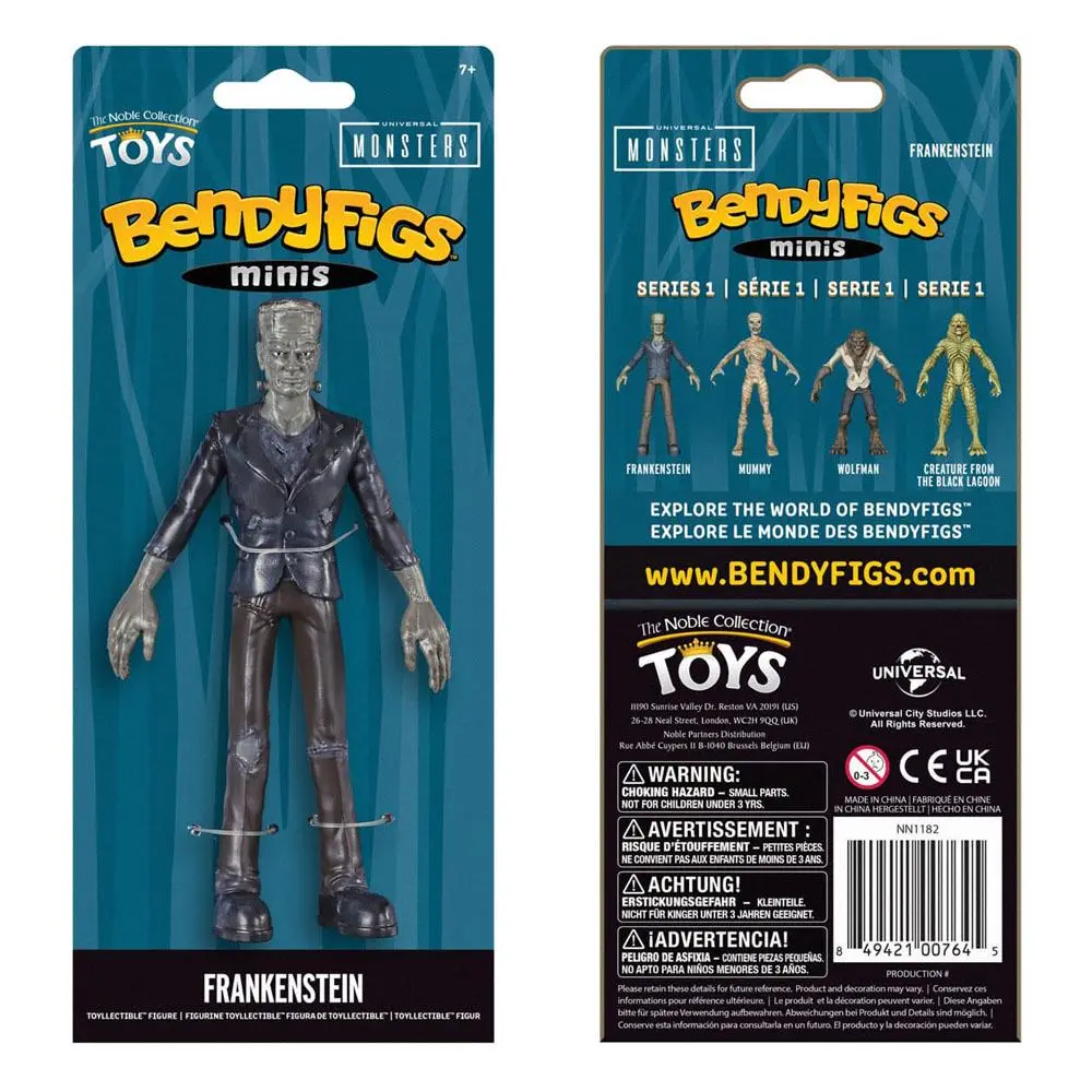 Universal Monsters Bendyfigs Figura flexibila Frankenstein 14 cm poza produsului