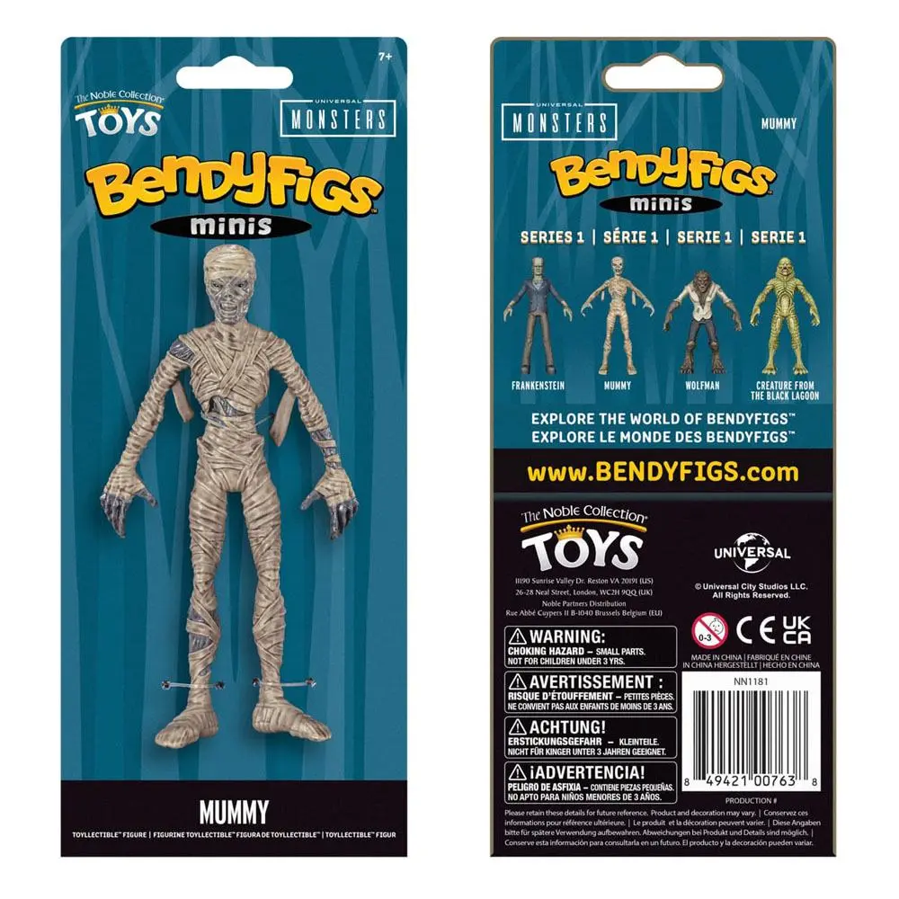 Universal Monsters Bendyfigs Figura articulata Mummy 14 cm poza produsului
