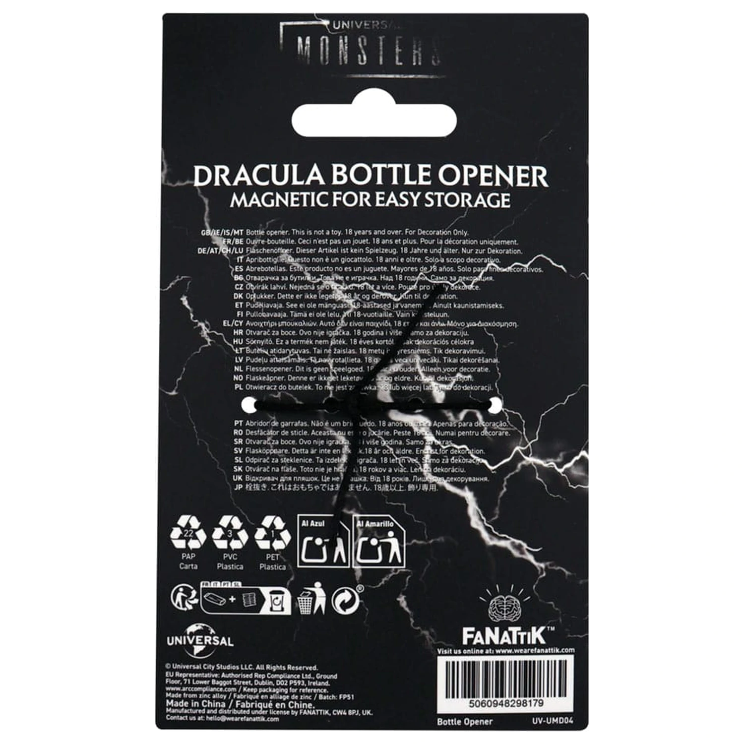 Deschizator de sticle Universal Monsters Dracula poza produsului