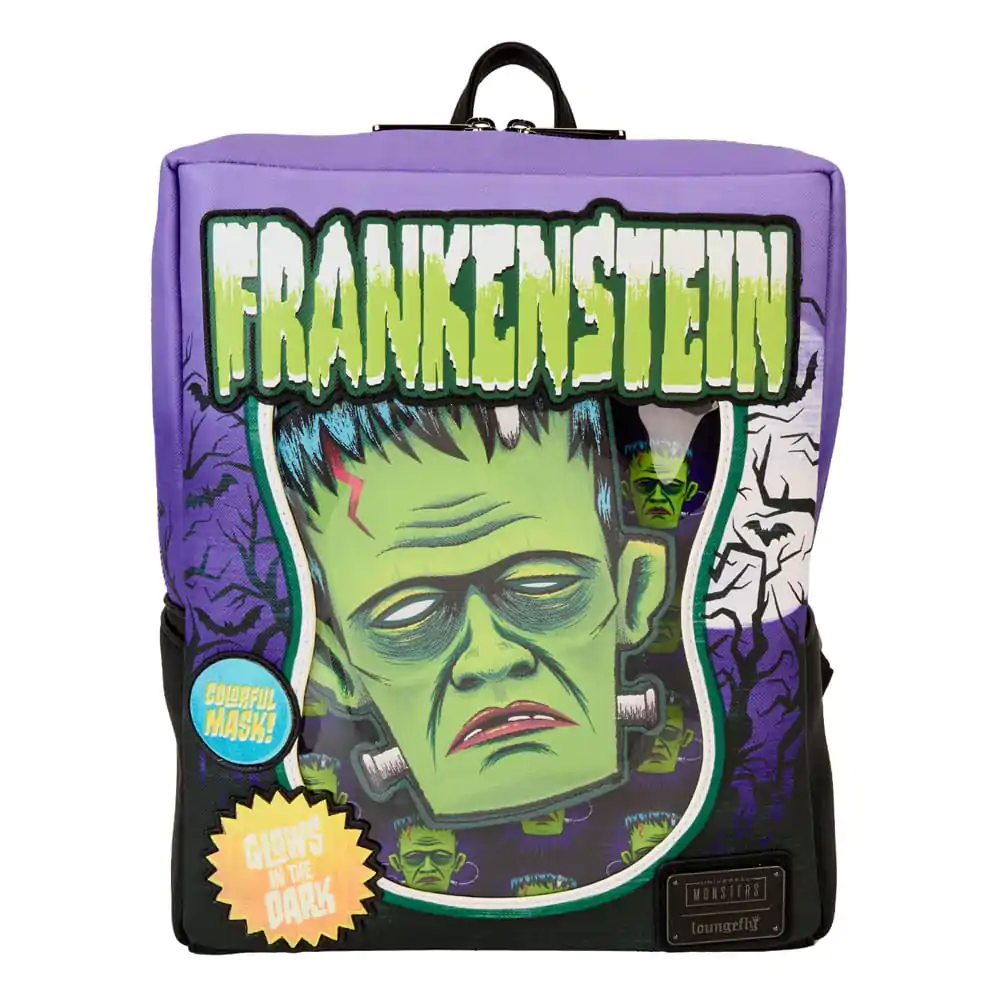 Universal Monsters by Loungefly Mini Rucsac Frankenstein Neon Mask poza produsului