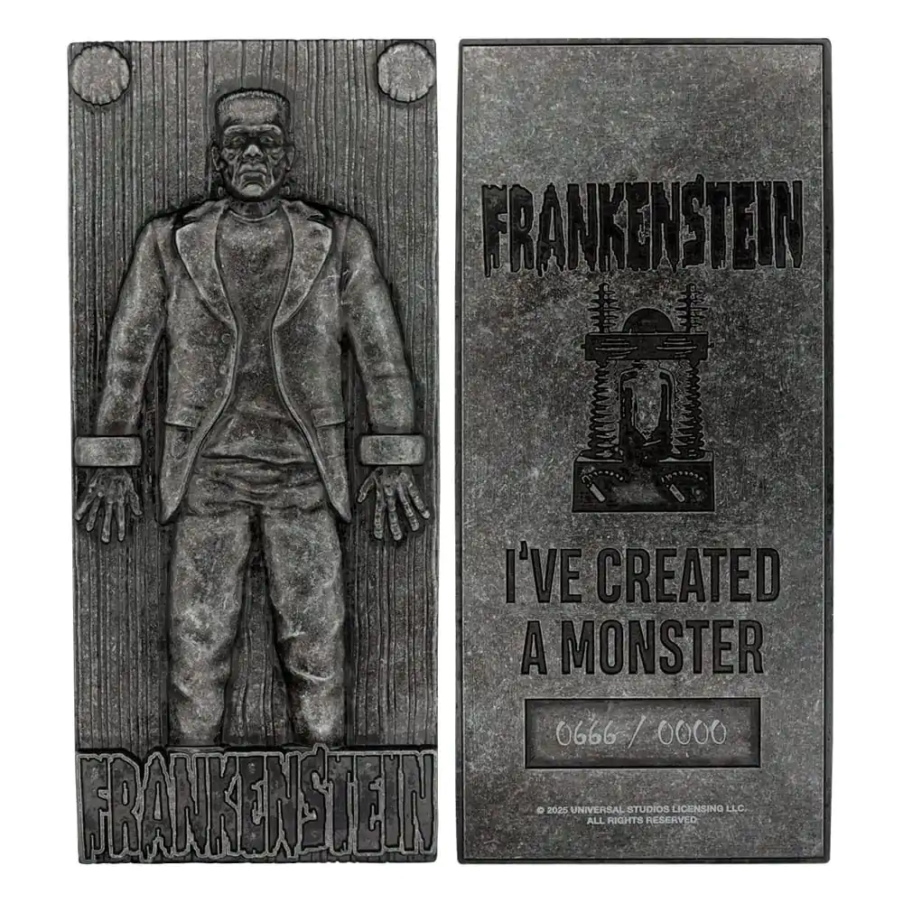 Universal Monsters Ingot Frankenstein´s Monster Limited Edition lingou poza produsului