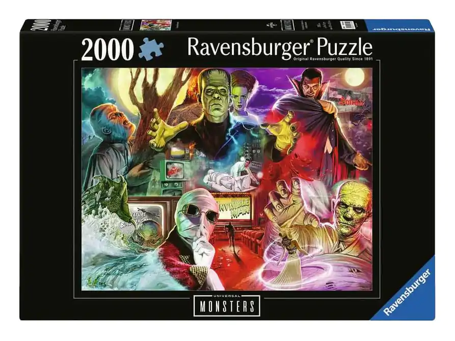 Universal Monsters Puzzle tip Jigsaw (2000 piese) poza produsului