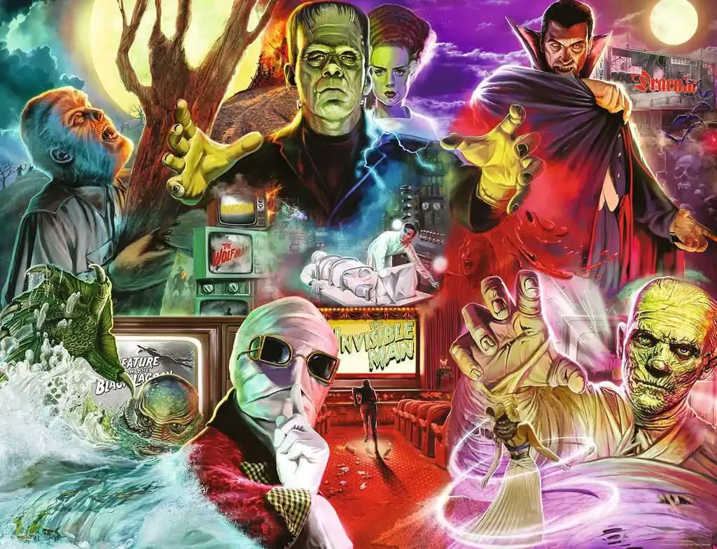 Universal Monsters Puzzle tip Jigsaw (2000 piese) poza produsului