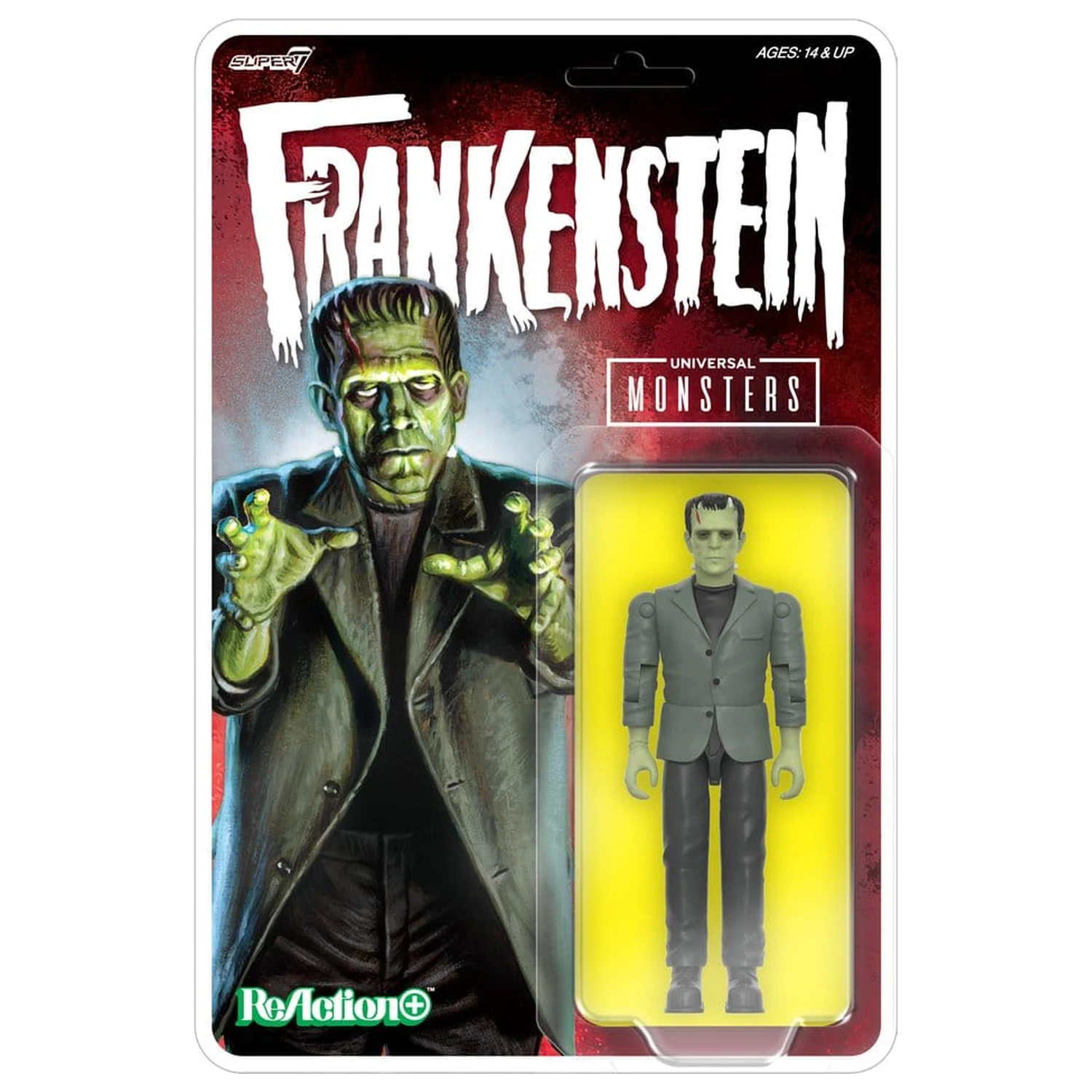 Universal Monsters ReAction+ Figurină articulată Valul 02 Frankenstein poza produsului