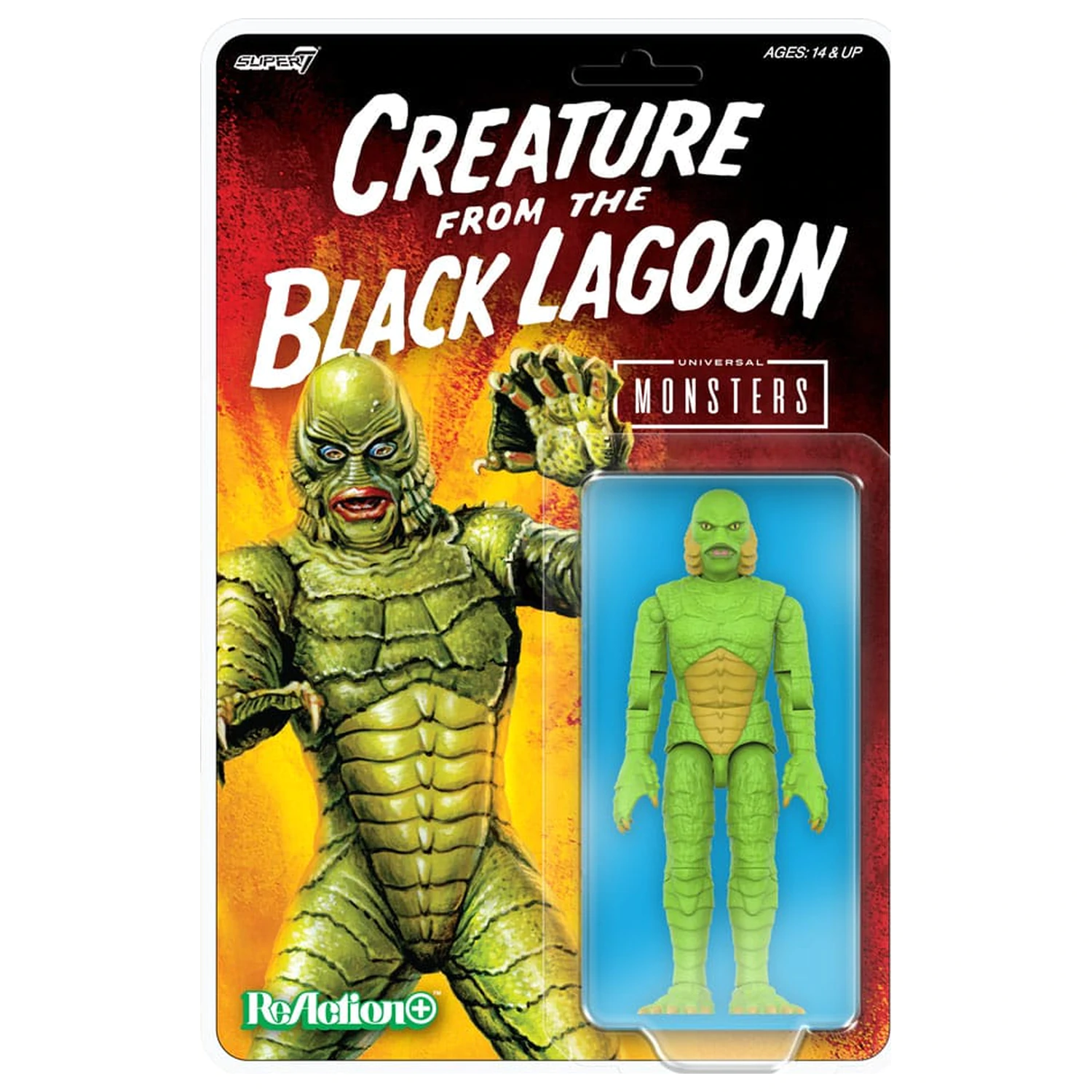 Universal Monsters ReAction+ Action Figure Wave 1 Creature from the Black Lagoon 10 cm     poza produsului