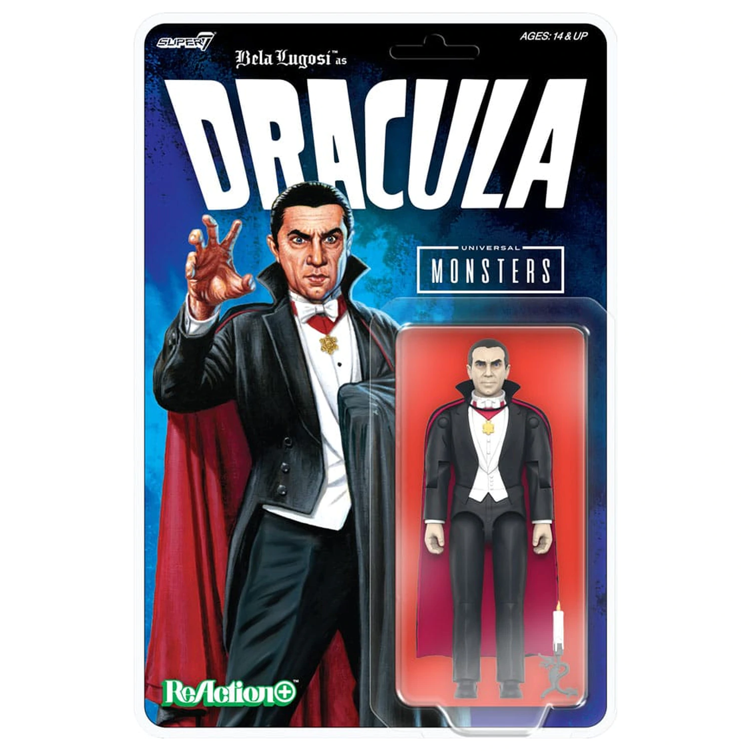 Universal Monsters ReAction+ Figurină Wave 1 Dracula 10 cm poza produsului