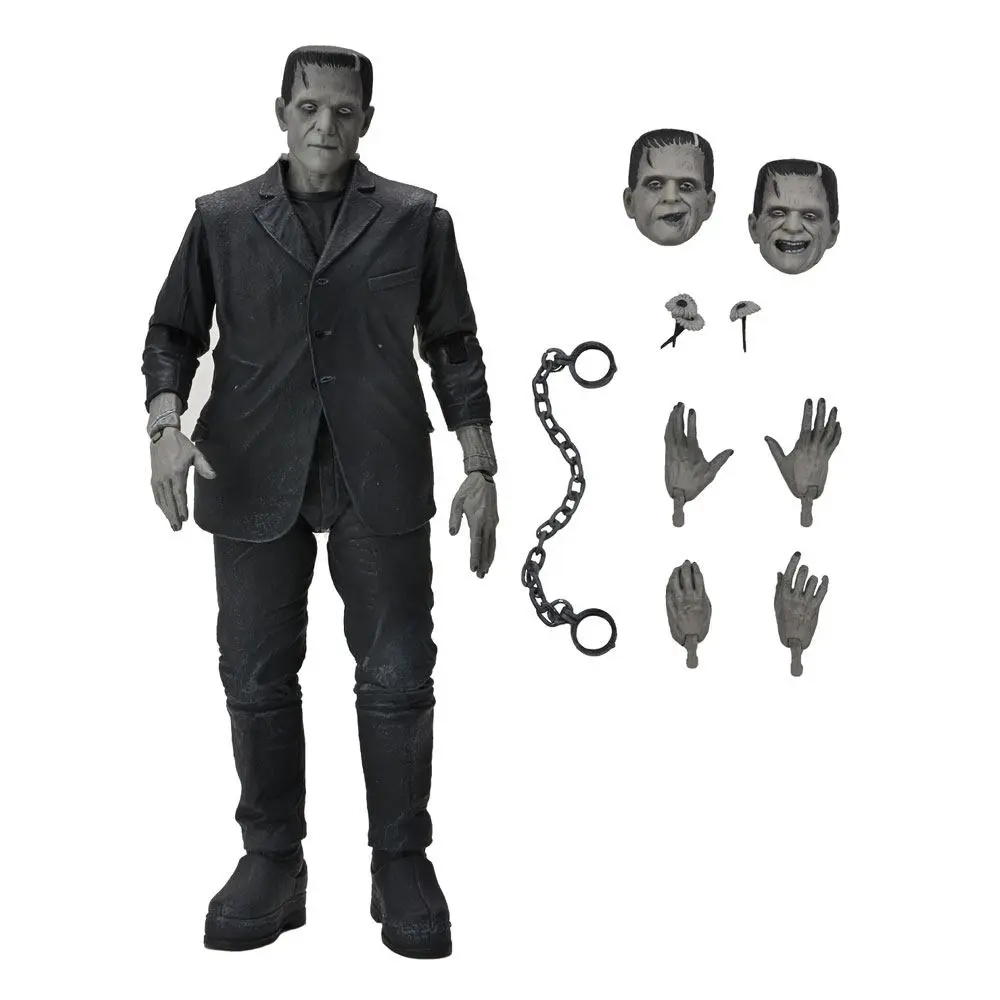 Figurină de acțiune Universal Monsters Ultimate Monstrul lui Frankenstein (Alb & Negru) 18 cm poza produsului