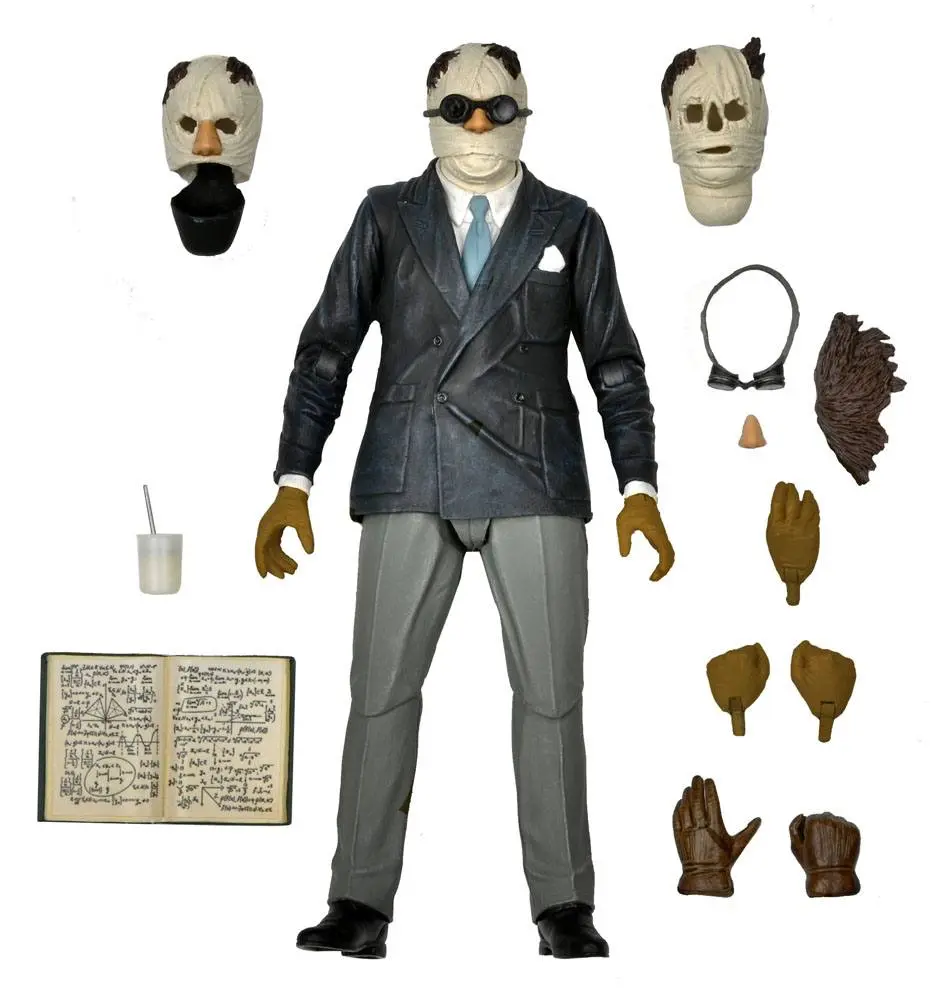 Universal Monsters Figurina de acțiune Ultimate The Invisible Man 18 cm poza produsului