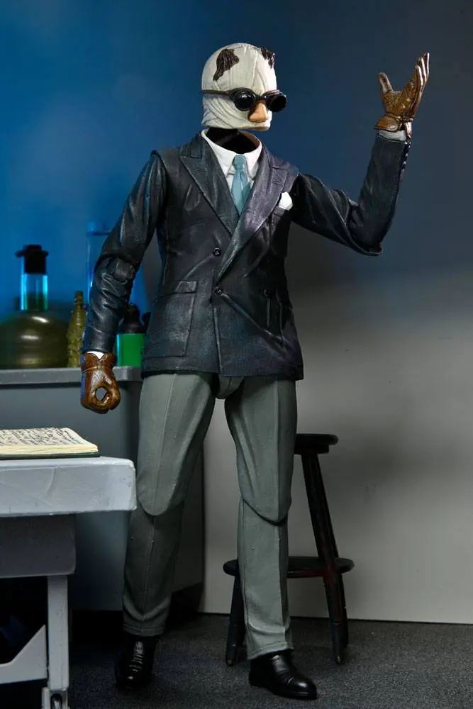 Universal Monsters Figurina de acțiune Ultimate The Invisible Man 18 cm poza produsului