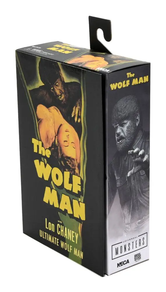 Figurina de actiune Universal Monsters Ultimate The Wolf Man (Black & White) 18 cm poza produsului