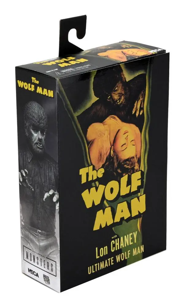 Figurina de actiune Universal Monsters Ultimate The Wolf Man (Black & White) 18 cm poza produsului