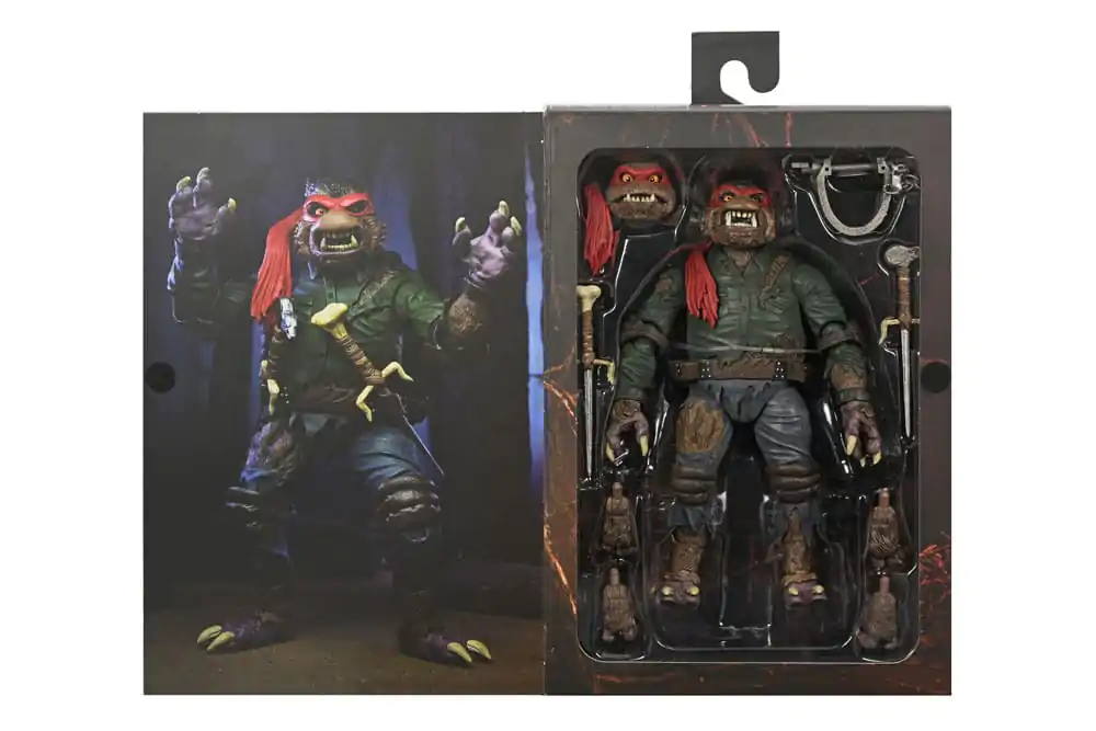 Figurină de acțiune Universal Monsters x Teenage Mutant Ninja Turtles Ultimate Raphael ca The Wolfman 18 cm poza produsului