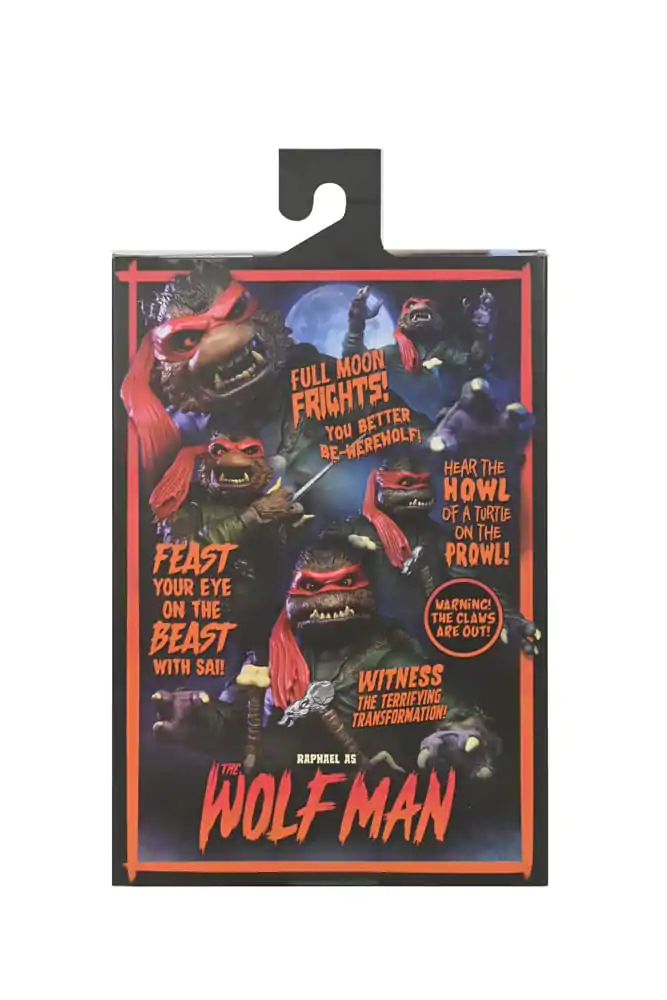 Figurină de acțiune Universal Monsters x Teenage Mutant Ninja Turtles Ultimate Raphael ca The Wolfman 18 cm poza produsului