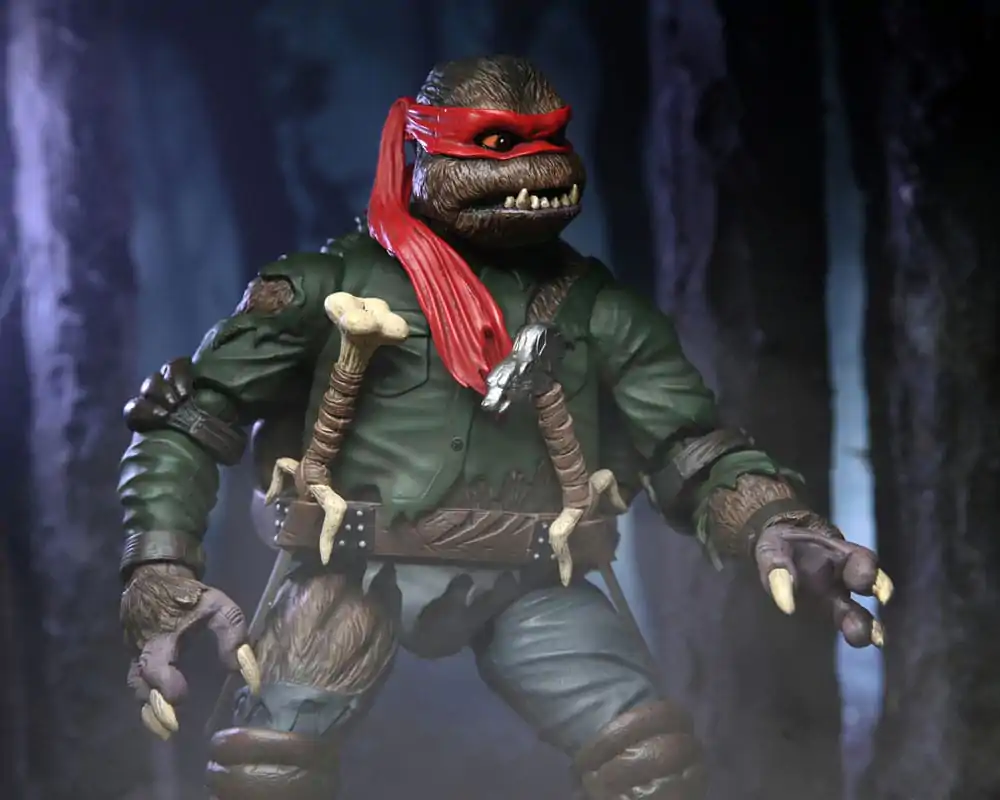 Figurină de acțiune Universal Monsters x Teenage Mutant Ninja Turtles Ultimate Raphael ca The Wolfman 18 cm poza produsului