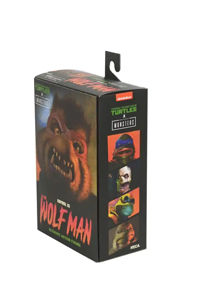 Figurină de acțiune Universal Monsters x Teenage Mutant Ninja Turtles Ultimate Raphael ca The Wolfman 18 cm poza produsului