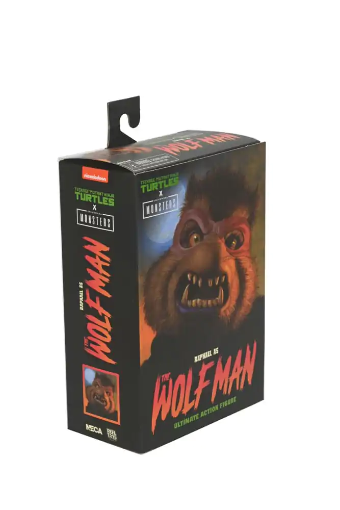 Figurină de acțiune Universal Monsters x Teenage Mutant Ninja Turtles Ultimate Raphael ca The Wolfman 18 cm poza produsului