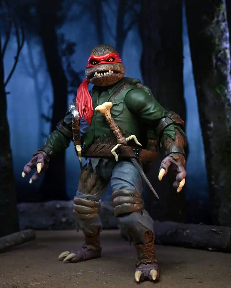 Figurină de acțiune Universal Monsters x Teenage Mutant Ninja Turtles Ultimate Raphael ca The Wolfman 18 cm poza produsului