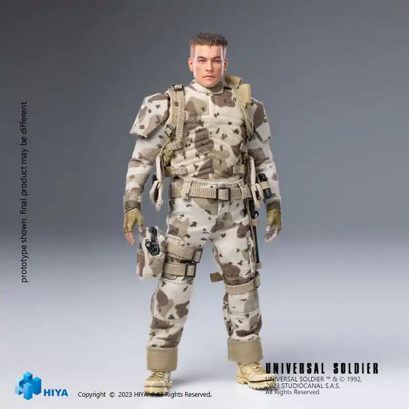 Universal Soldier Exquisite Super Series figurină de acțiune 1/12 Luc Deveraux 16 cm poza produsului