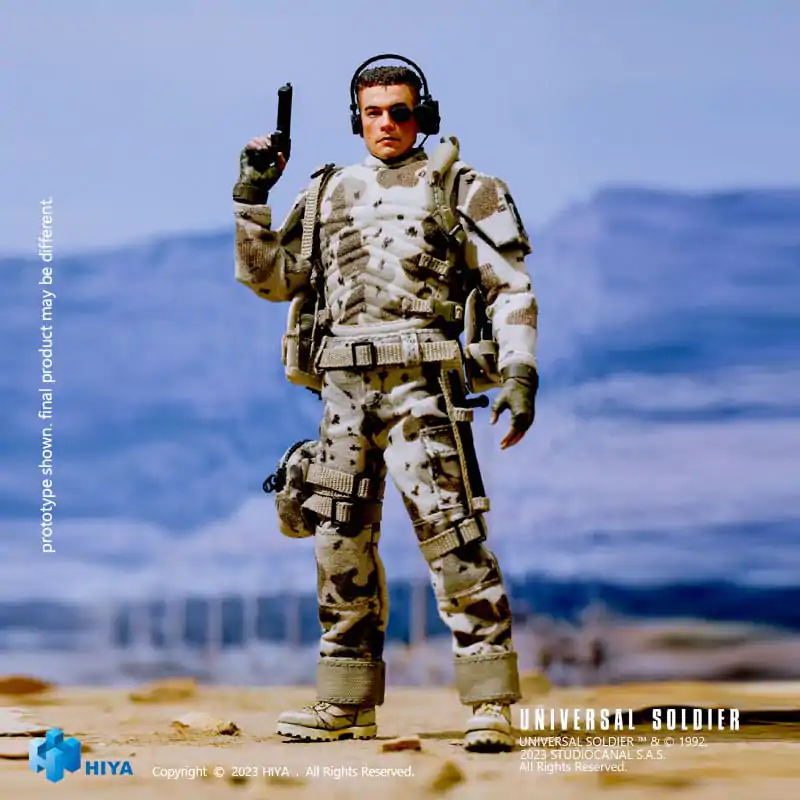 Universal Soldier Exquisite Super Series figurină de acțiune 1/12 Luc Deveraux 16 cm poza produsului