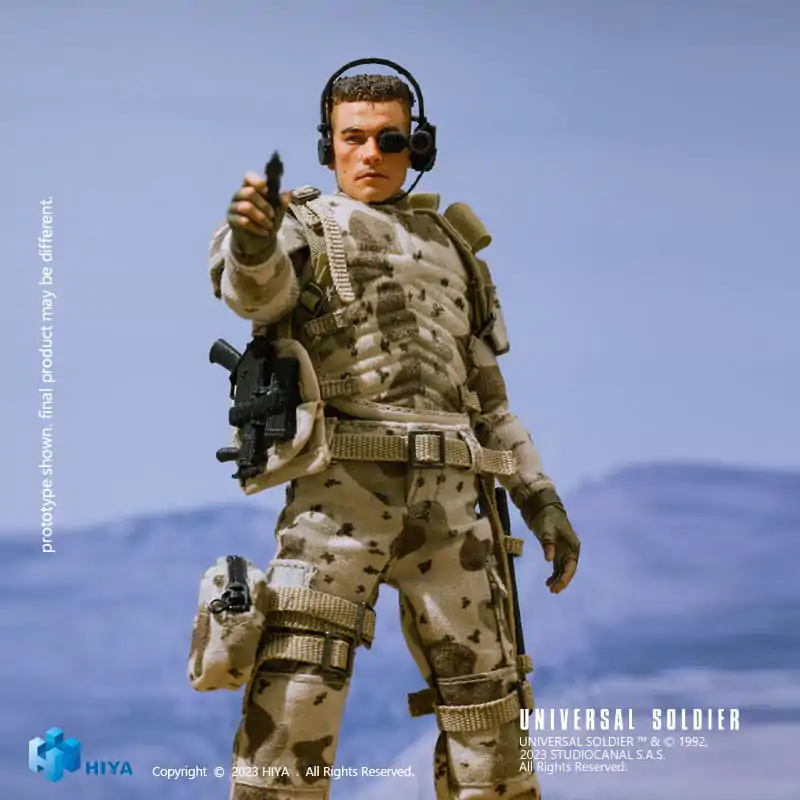 Universal Soldier Exquisite Super Series figurină de acțiune 1/12 Luc Deveraux 16 cm poza produsului