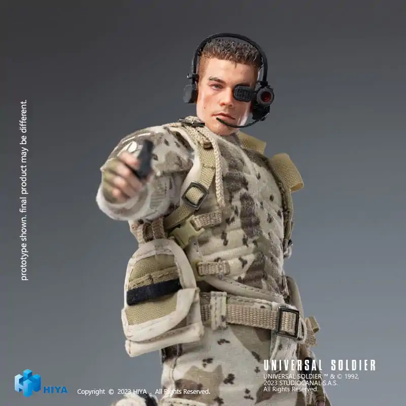 Universal Soldier Exquisite Super Series figurină de acțiune 1/12 Luc Deveraux 16 cm poza produsului