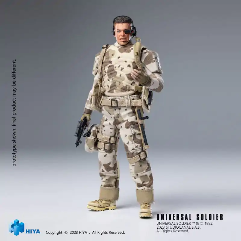 Universal Soldier Exquisite Super Series figurină de acțiune 1/12 Luc Deveraux 16 cm poza produsului