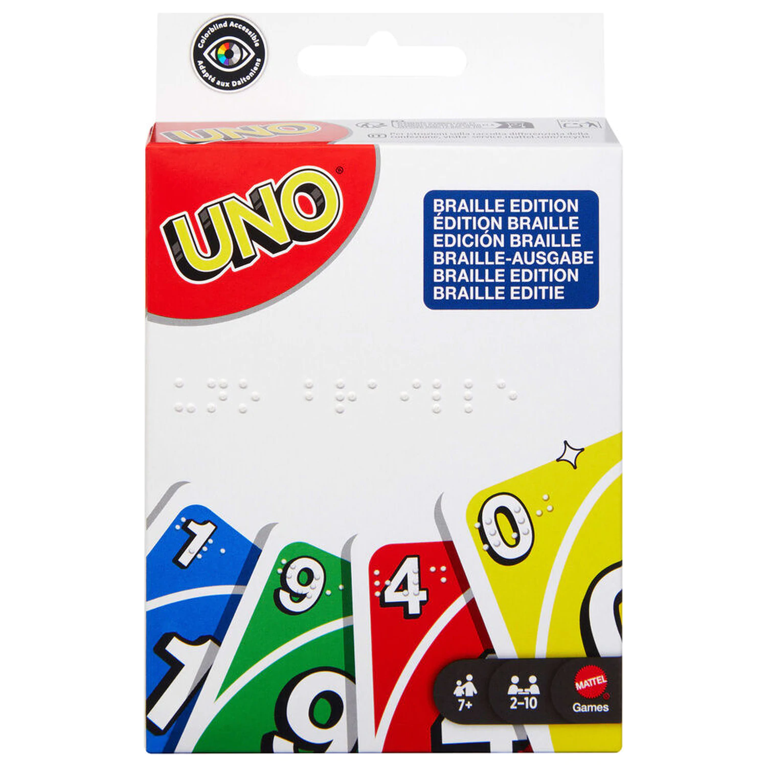 UNO Braille joc de carti poza produsului