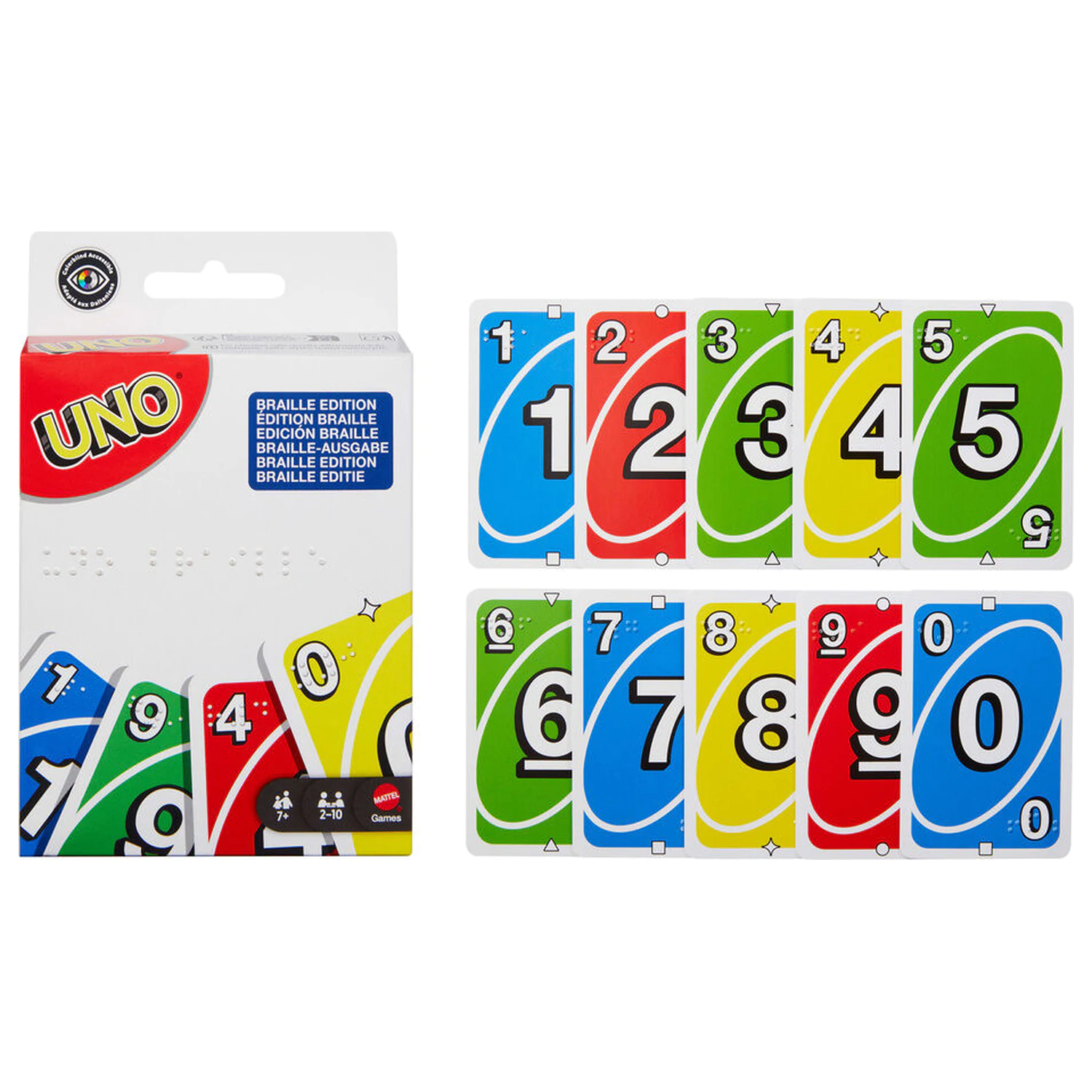 UNO Braille joc de carti poza produsului