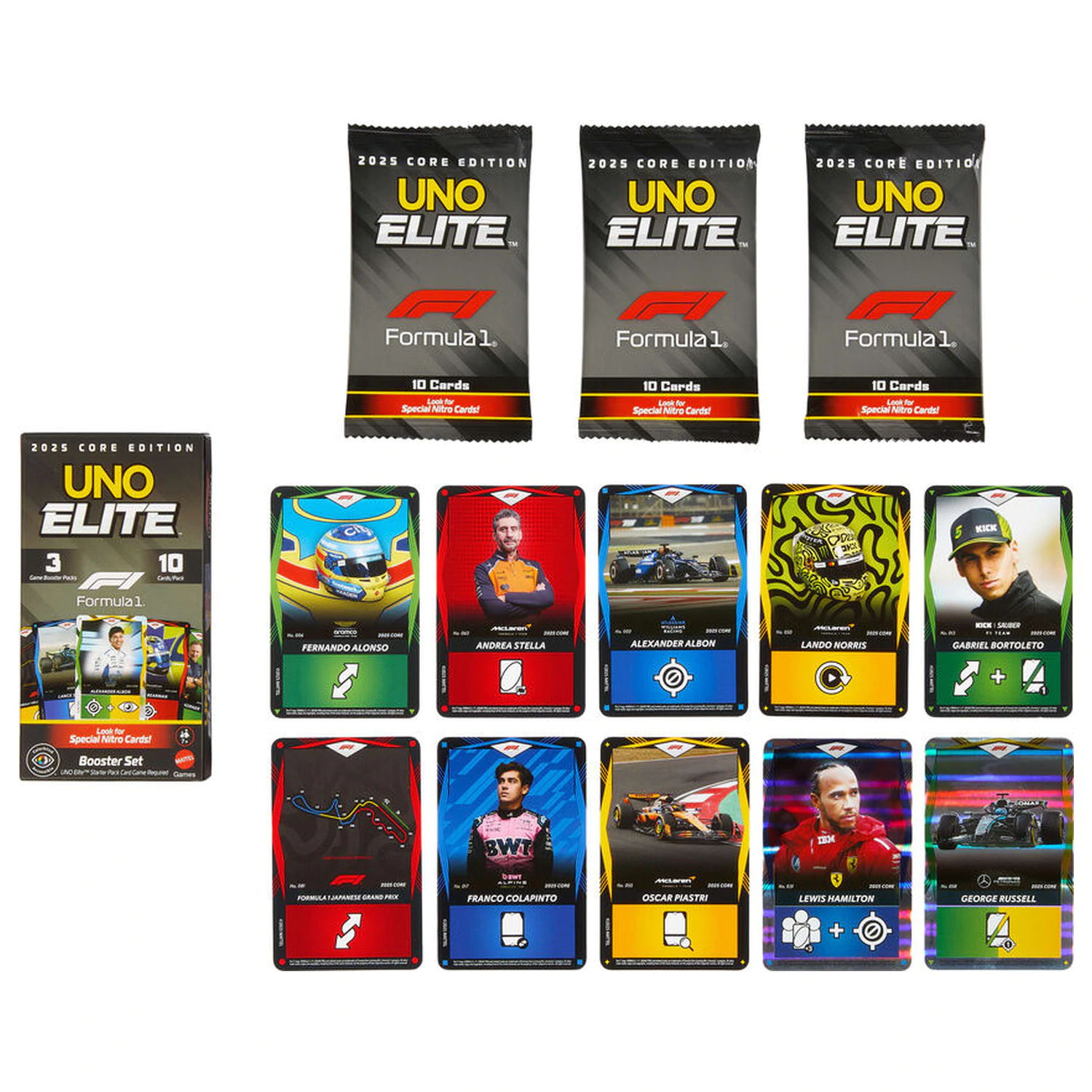 UNO Elite F1 Booster Pack joc de carti poza produsului