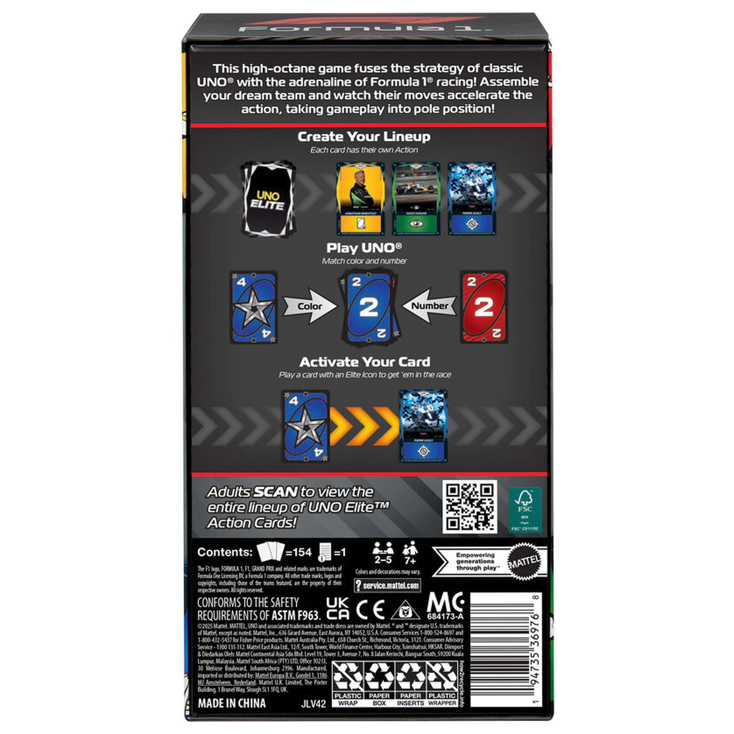 UNO Elite F1 Starter Pack joc de carti poza produsului