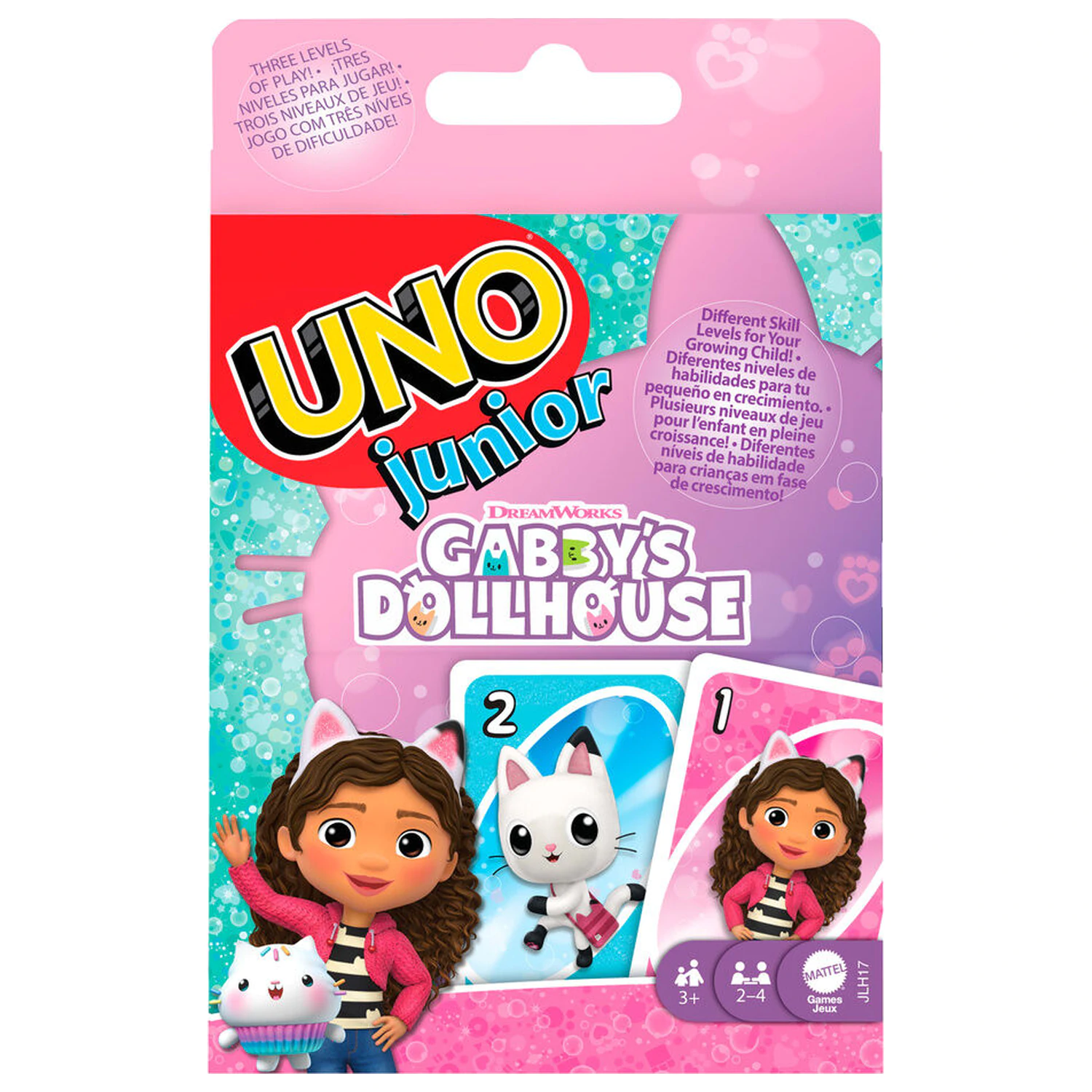 UNO Gabbys Dollhouse joc de carti poza produsului