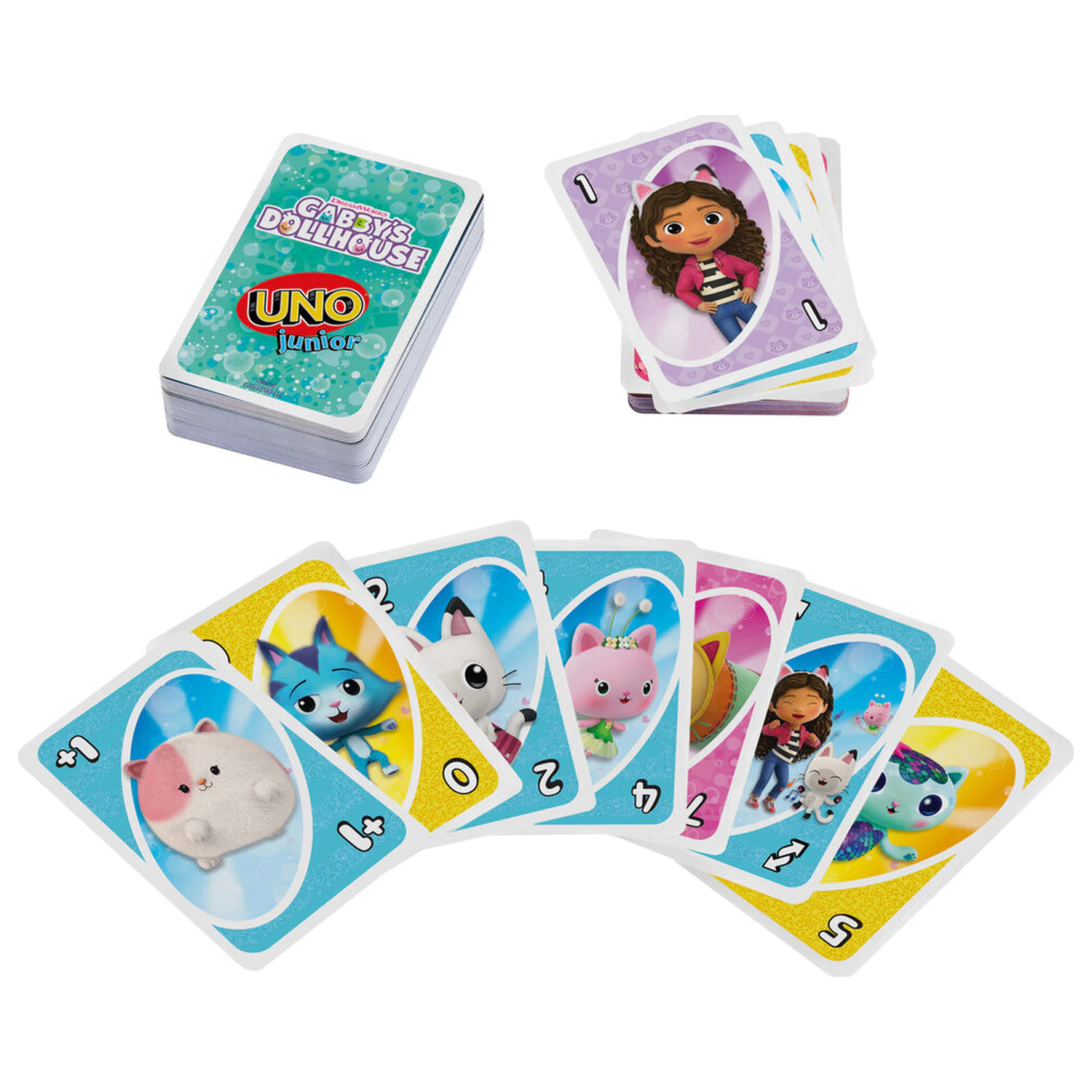 UNO Gabbys Dollhouse joc de carti poza produsului