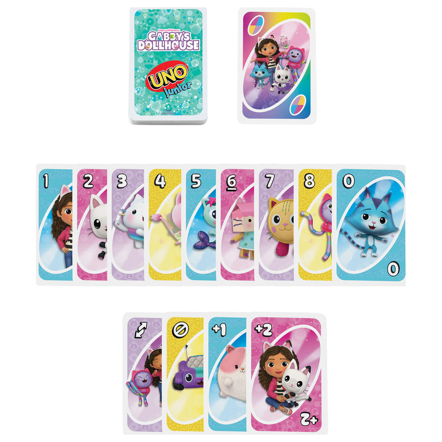 UNO Gabbys Dollhouse joc de carti poza produsului