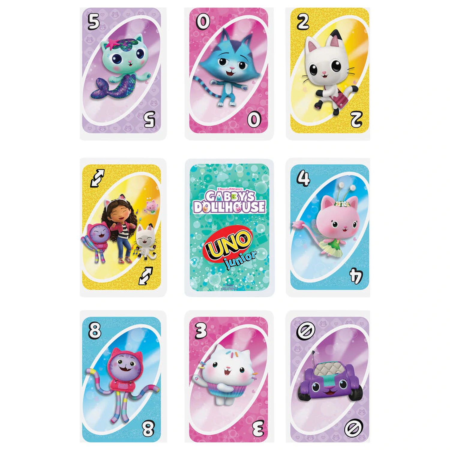 UNO Gabbys Dollhouse joc de carti poza produsului