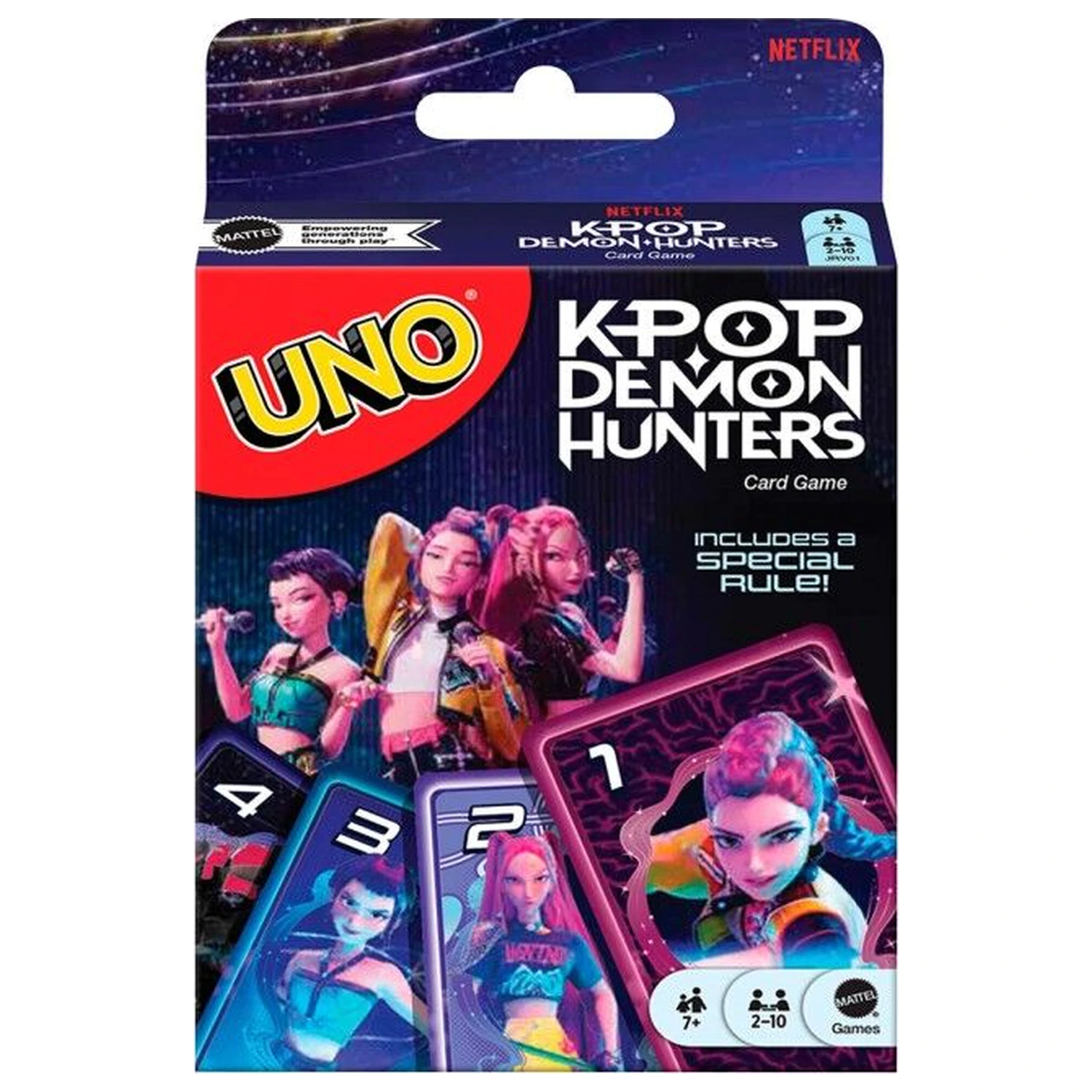 UNO K-Pop Demon Hunters joc de cărți poza produsului
