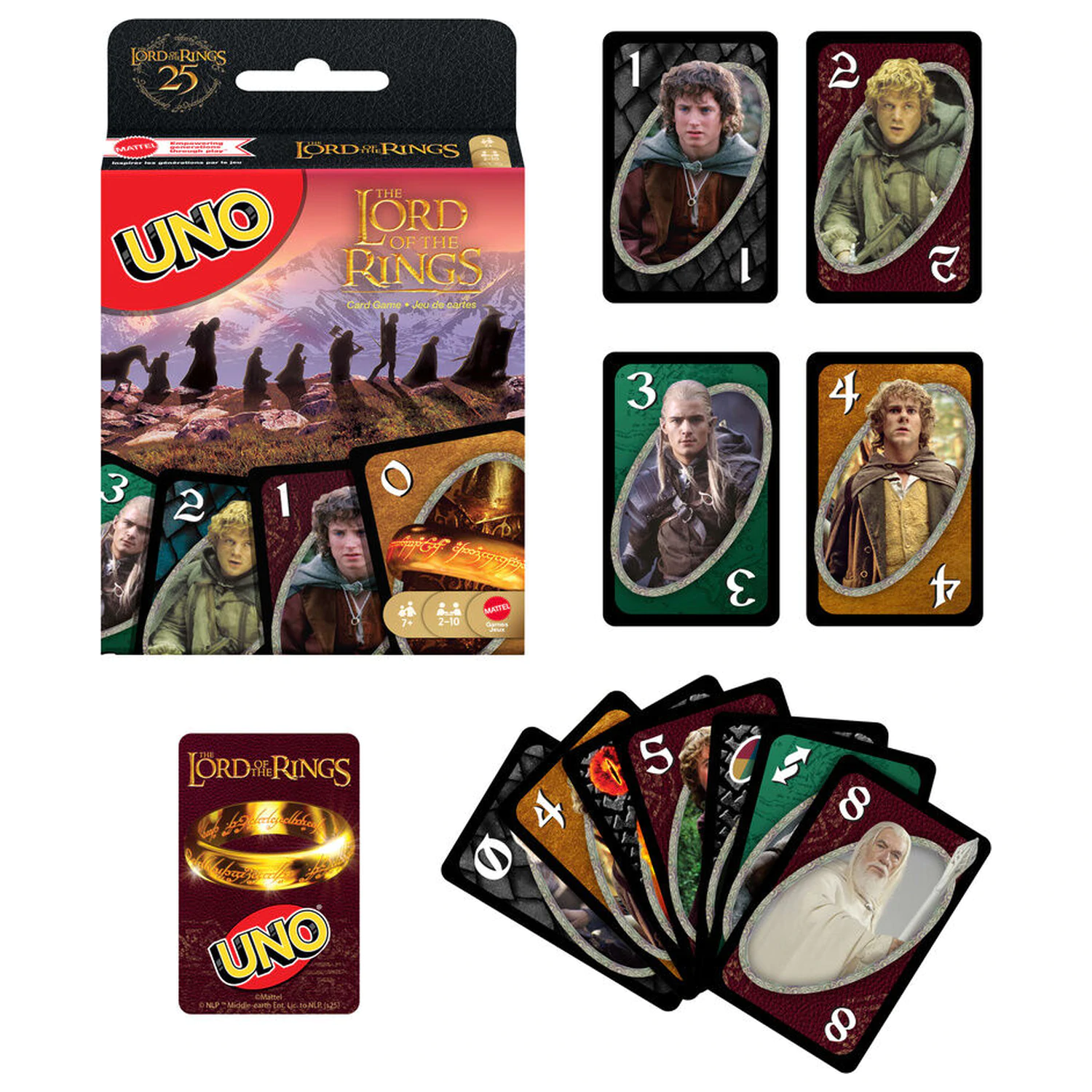UNO Lord of the Rings joc de carti poza produsului