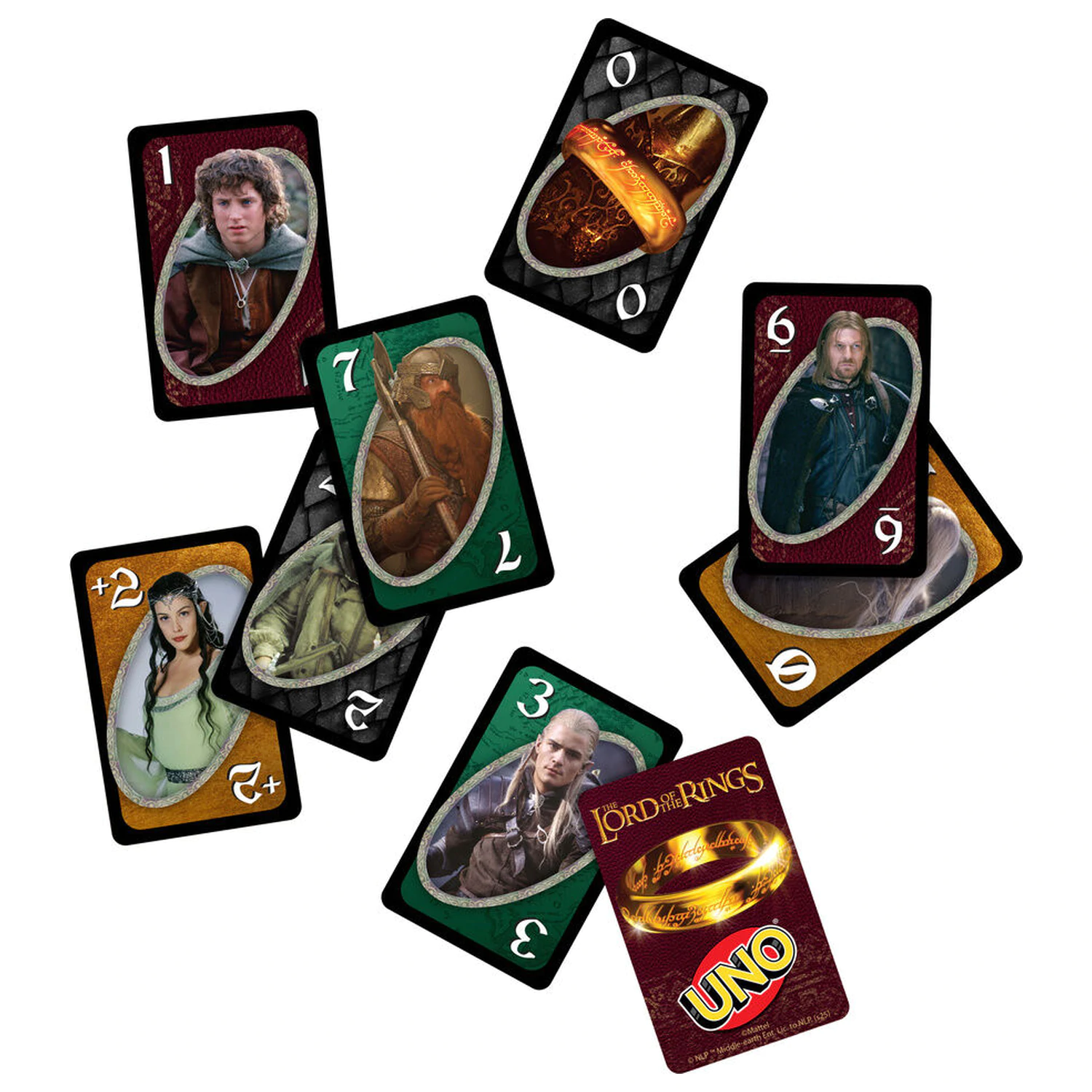 UNO Lord of the Rings joc de carti poza produsului