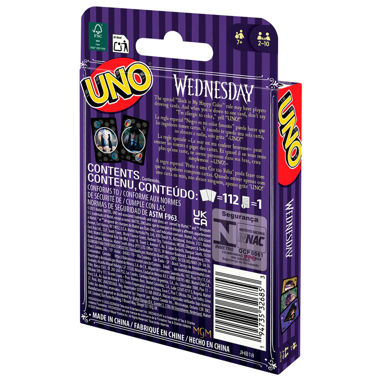 UNO Wednesday joc de carti poza produsului