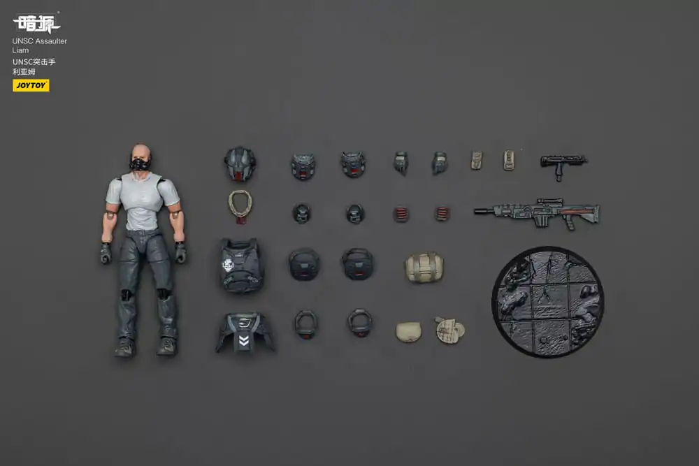 UNSC Dark Source Figurina de Actiune Assaulter Liam 7 cm poza produsului