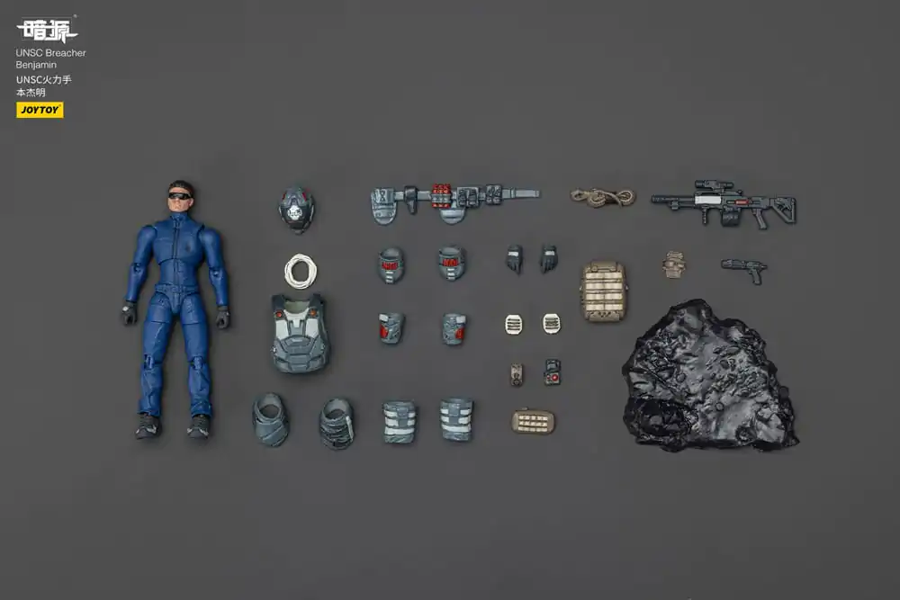 UNSC Dark Source figurina de actiune Breacher Benjamin 7 cm poza produsului