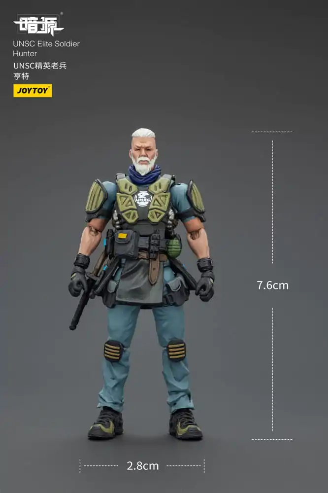 Figurina UNSC Dark Source Action Elite Soldier Hunter 7 cm poza produsului