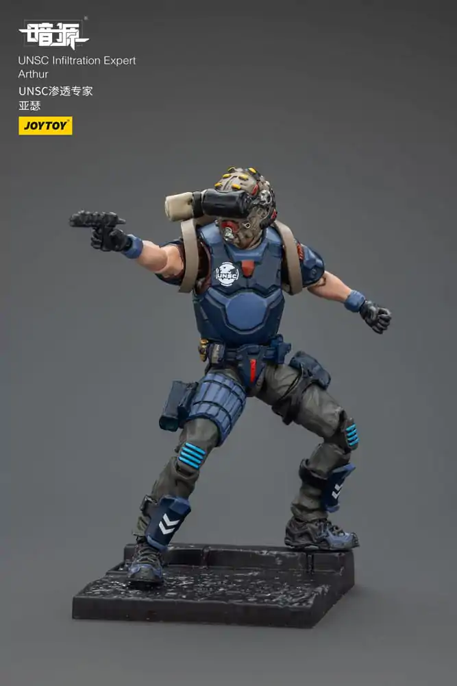 UNSC Dark Source Figurina de Actiune Infiltration Expert Arthur 7 cm poza produsului