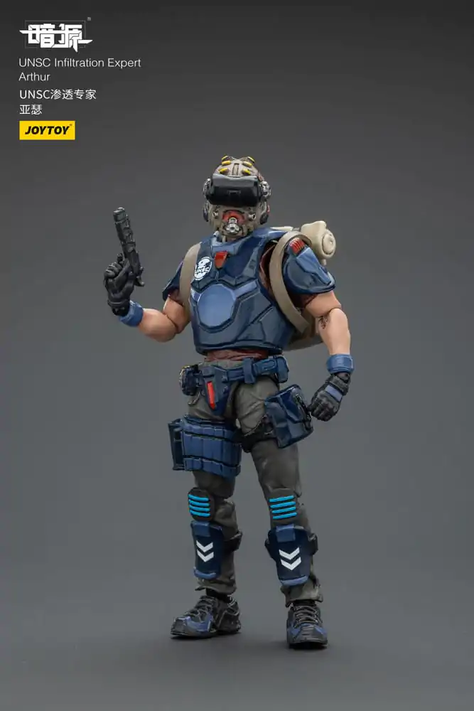 UNSC Dark Source Figurina de Actiune Infiltration Expert Arthur 7 cm poza produsului