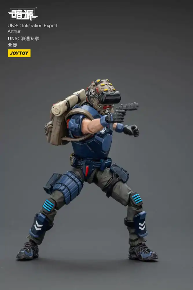 UNSC Dark Source Figurina de Actiune Infiltration Expert Arthur 7 cm poza produsului