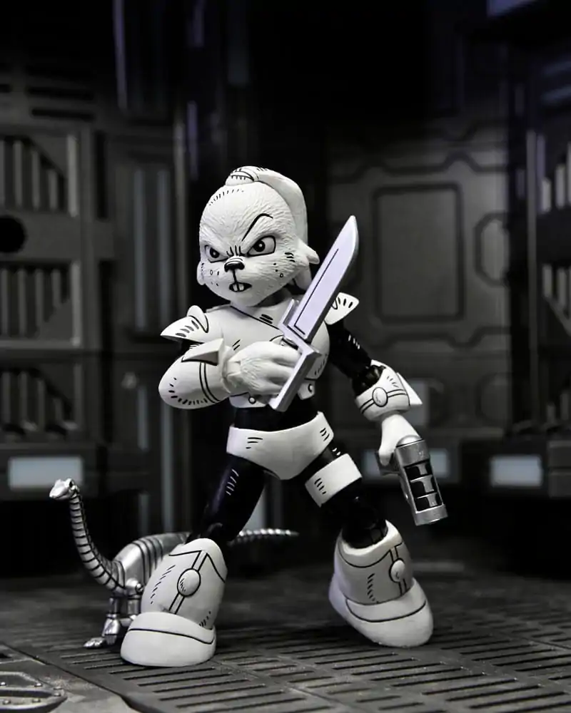 Usagi Yojimbo Figurina de Acțiune Space Usagi Yojimbo Figurina Alb-Negru 18 cm poza produsului