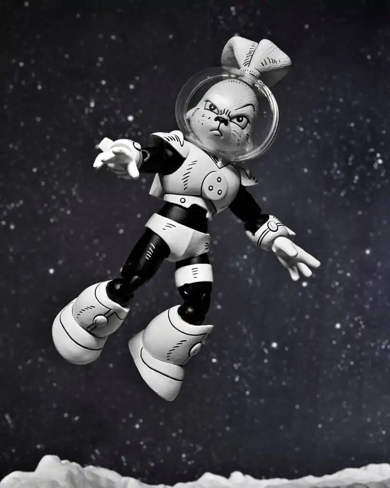 Usagi Yojimbo Figurina de Acțiune Space Usagi Yojimbo Figurina Alb-Negru 18 cm poza produsului