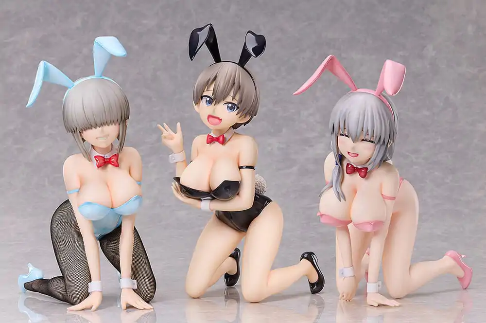 Uzaki-chan Wants to Hang Out! Statuie PVC 1/4 Tsuki Uzaki: Bare Leg Bunny Ver. 22 cm poza produsului