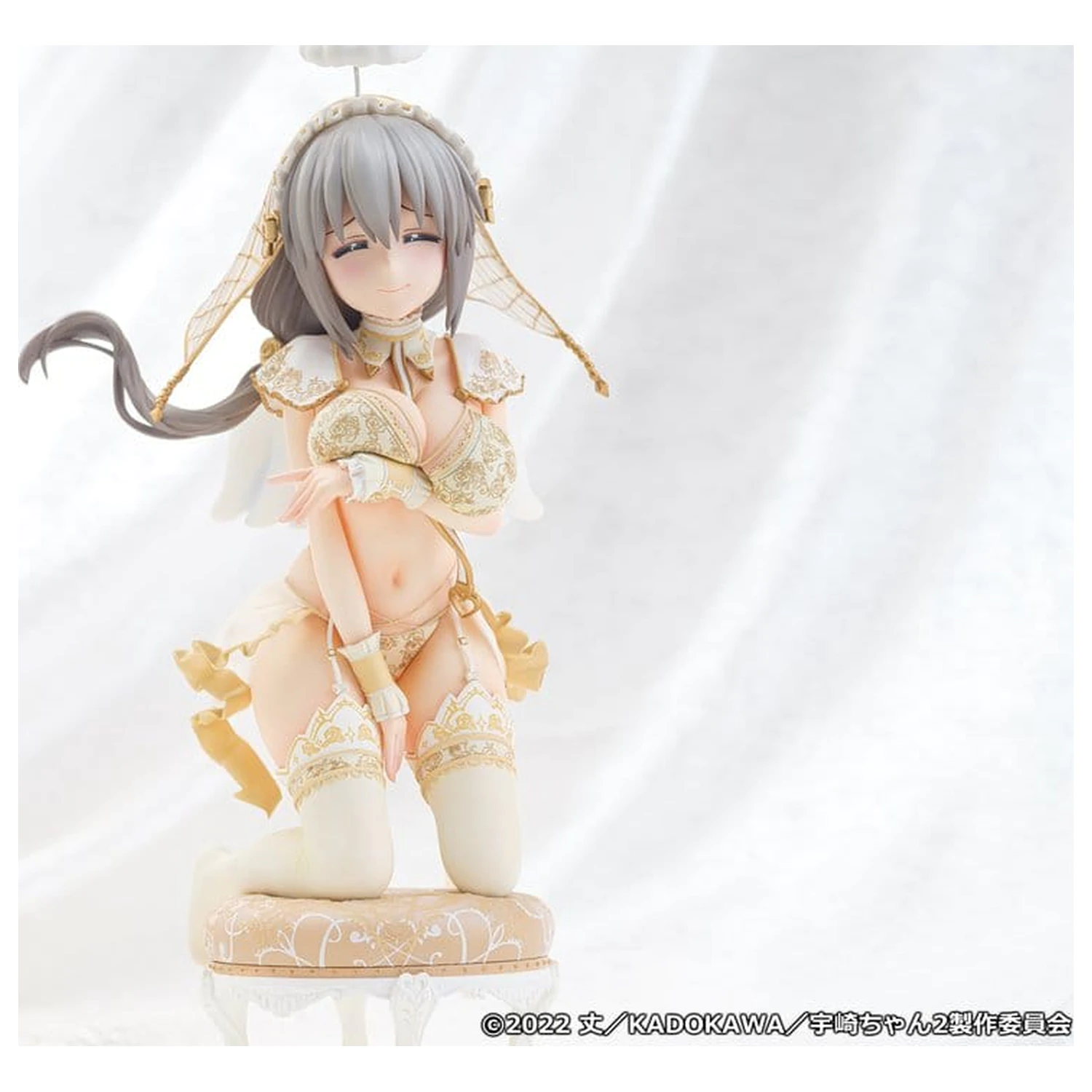 Uzaki-chan Wants to Hang Out! Statuie din PVC 1/7 Tsuki Uzaki Angel Ver. 19 cm poza produsului